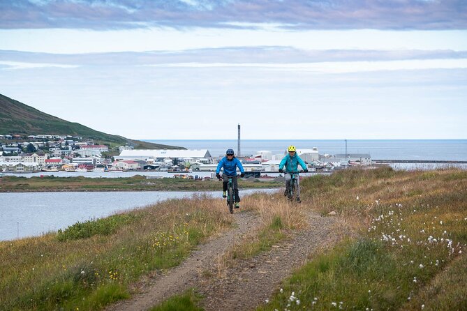 Electric Mountain biking tour in North Iceland - A three-hour route with changing surfaces