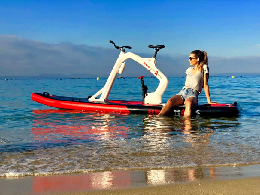 Exclusive sup bike excursion in Cala Ferrera - The 45-minute ride toward Cala Esmeralda