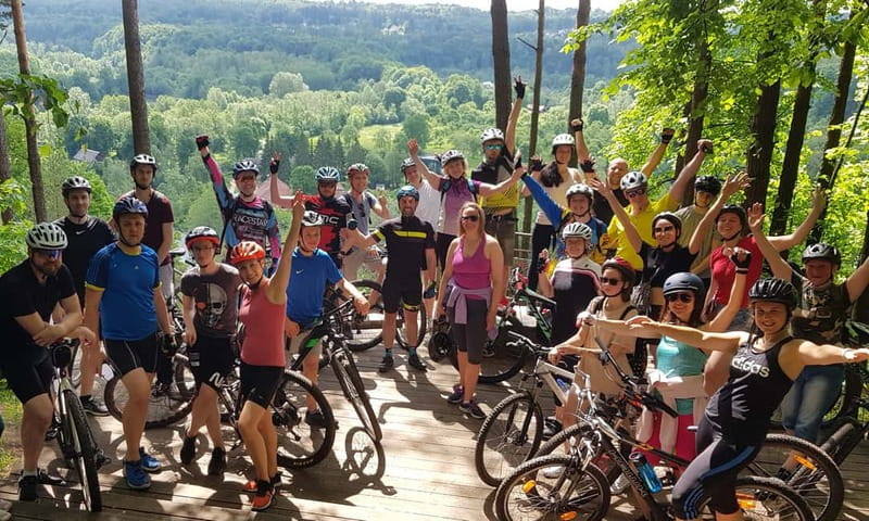 Explore Pavilniai Regional Park on a Mountain Bike - Entering Pavilniai Regional Park