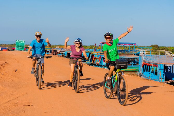 Floating Village Bike & Boat Sunset / E-Bike Available - A long day that gets you beyond the temples