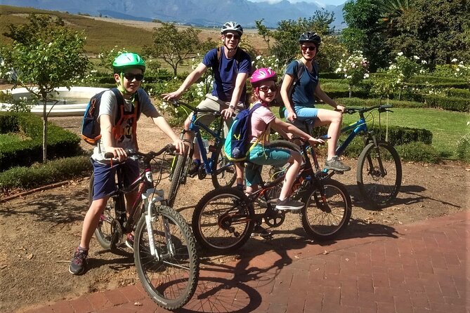 Franschhoek Family Cycle Tour - The ride between farms is the heart of the morning