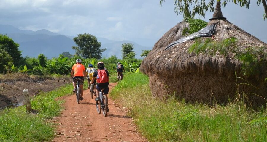 From Chiang Mai: Mae Taeng Valley and Waterfalls Cycle Tour - Transport, timing, and group size