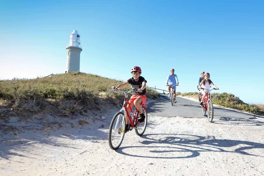 From Fremantle: Rottnest Island Ferry and Bike Day Tour - Collecting the bike at the island jetty