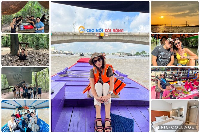 From Ho Chi Minh: Mekong Delta Can Tho Floating Market 2-Day Tour - Boats, fruit, music, and the Tien River