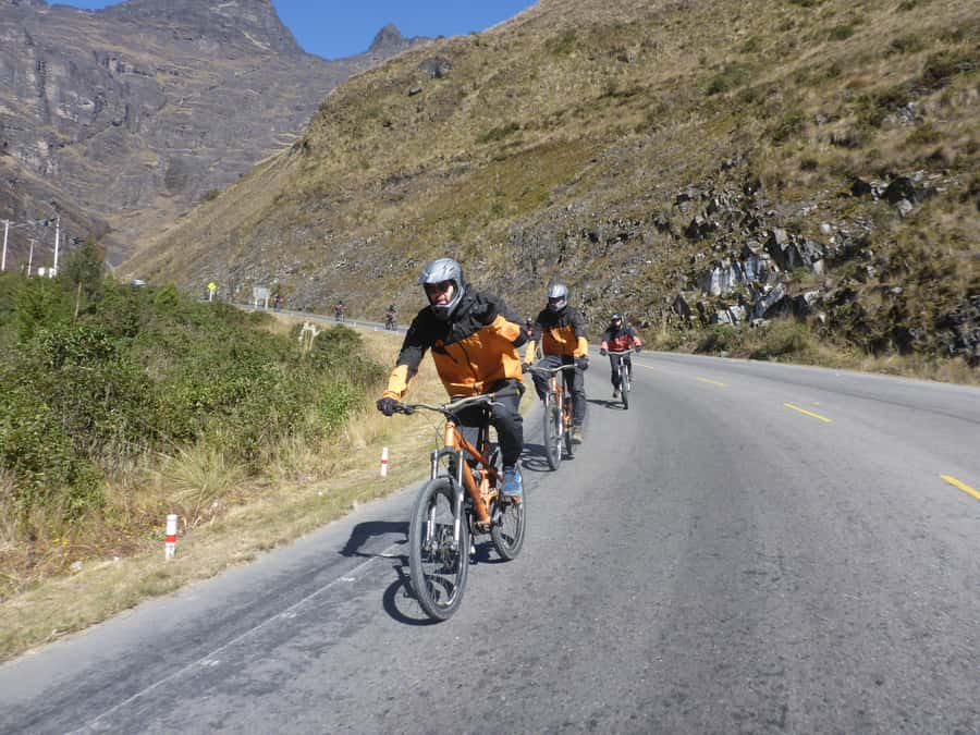 From La Paz: The World's Most Dangerous Road Biking Tour - From La Cumbre’s snow to the Death Road