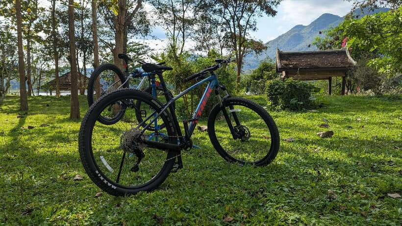 From Luang Prabang: Guided Mountain Bike Tour with Lunch - Riding from Whiskey Village into the countryside