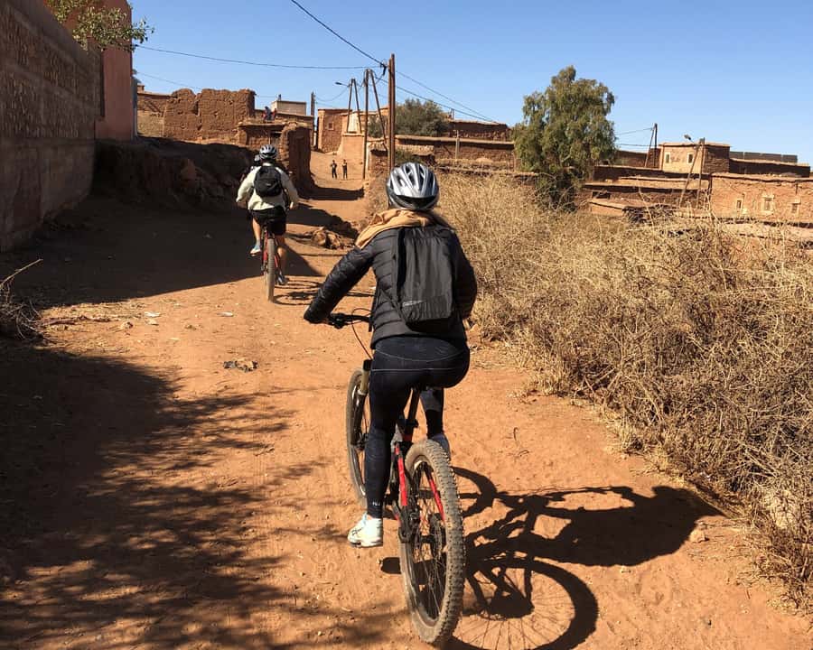 From Marrakech: Atlas Mountain and Berber Village Bike Trip - Leaving Marrakech for the Atlas foothills
