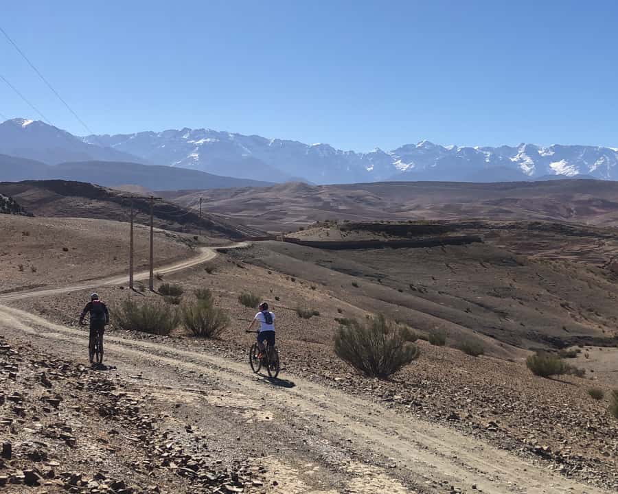 From Marrakech: Atlas Mountain and Berber Village Bike Trip - Across the Moulay Brahim and Kik plateaus