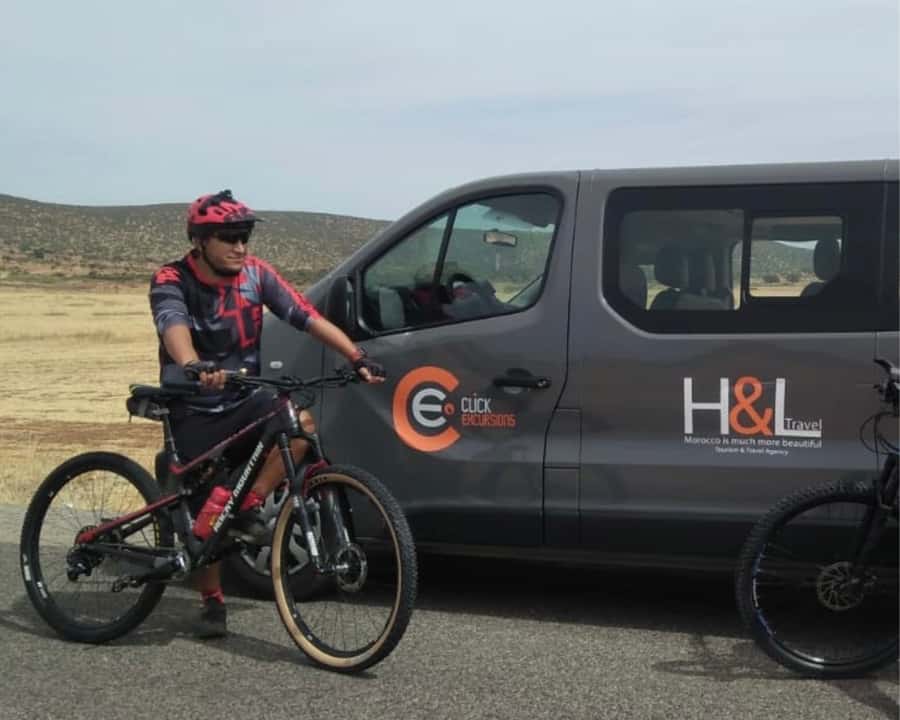 From Marrakech: Atlas Mountain and Berber Village Bike Trip - Guide support and the pace of the day
