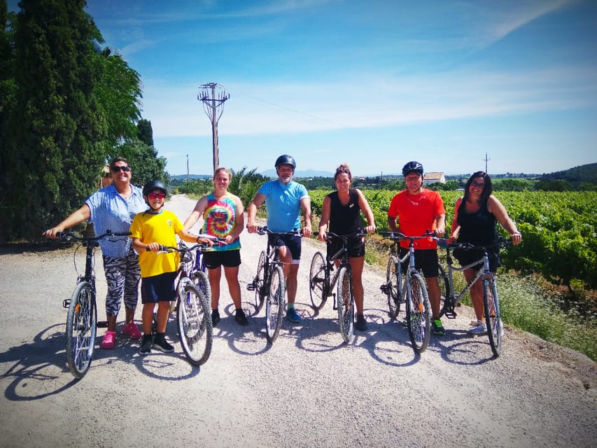 From Sitges: Cycling Tour with Winery visit and Tasting - From Sitges to the Penedès vineyards