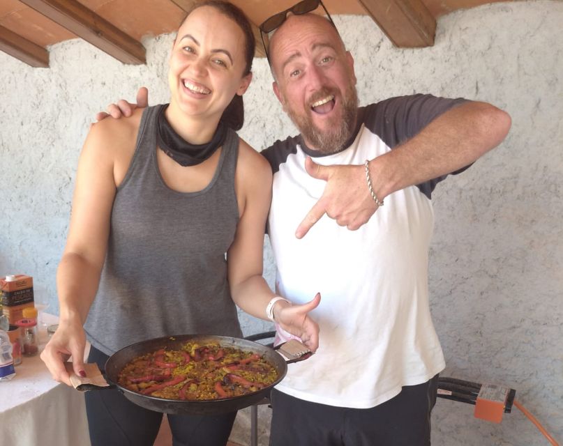 From Sitges: Paella Masterclass, Bike Ride and Winery Visit - A gentle 15-kilometer ride through Catalan wine country