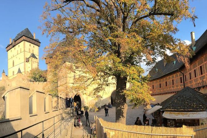 Full-Day Countryside Bike Tour to Karlstejn Castle (small group) - Reaching Karlstejn Castle