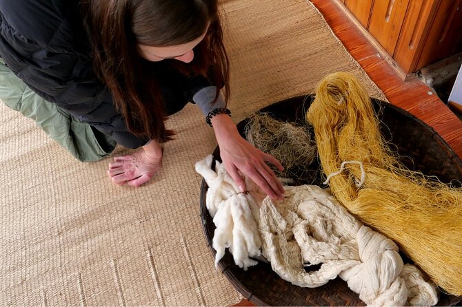 Full-Day Cycling & Handcraft Workshop in Mai Chau Valley - White Thai weaving, dyeing, and embroidery