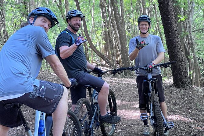 Fun Mountain Bike riding on trails in Maui Hawaii! - Climbing into the cool Maui forest