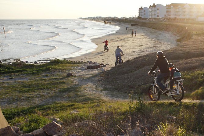 Galveston Island E-Bike Adventure Tour - Starting on Mechanic Street with a quick bike lesson