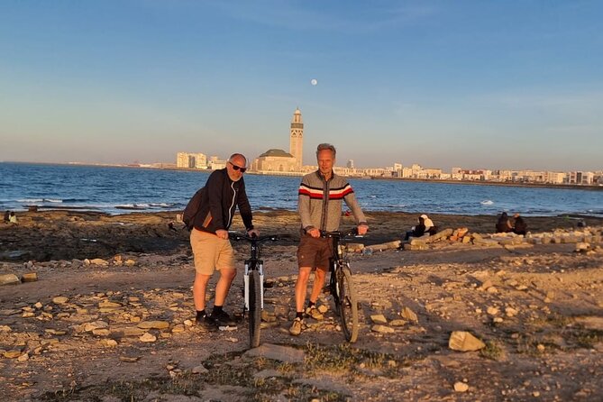 Guided Cycling Adventure in Casablanca with Licensed Tour Guide - Hassan II Mosque sets the tone