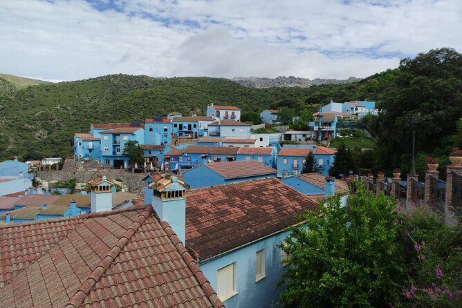 Guided Cycling - Blue Village Ronda - Moderate Level Difficulty - The downhill start above the Genal Valley
