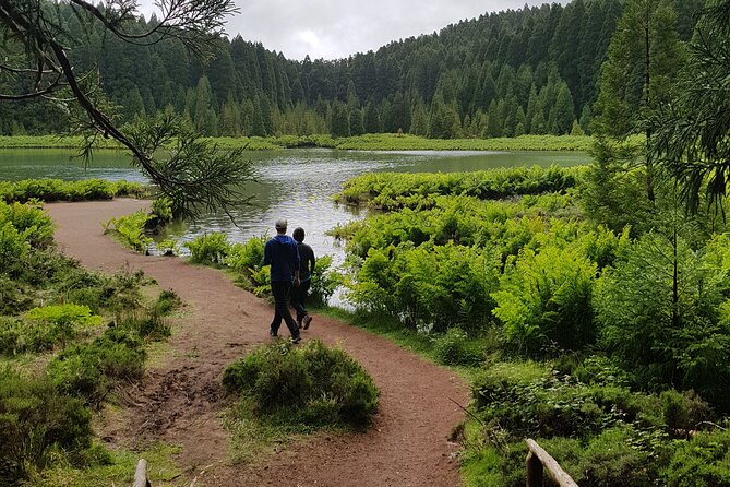 Guided Electric Mountain Bike in Sete Cidades - Descending through the village of Sete Cidades