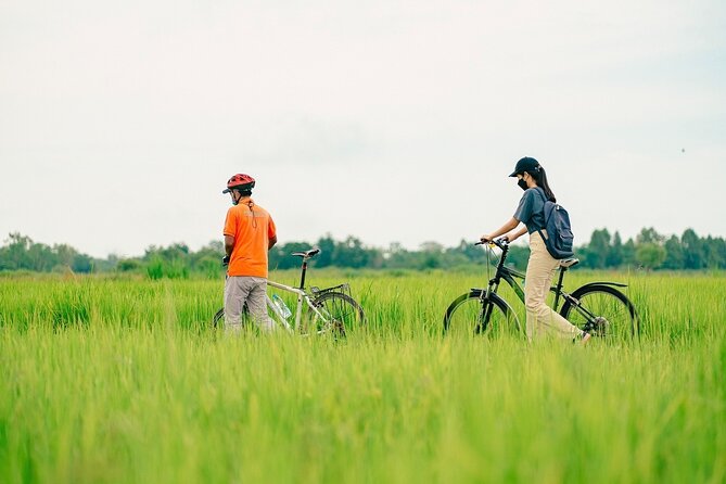 Half Day Countryside Cycling in Sukhothai - Dirt roads, rice paddies, and seasonal farming