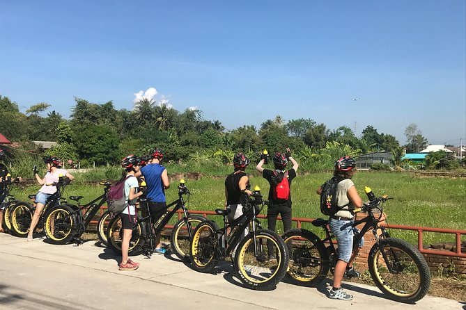 Half-day E-bike Countryside and rice paddies (flat land, GUIDED) - Getting comfortable with the fat-tire e-bike