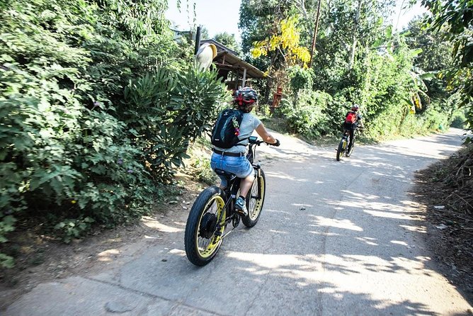 Half-day E-bike Countryside and rice paddies (flat land, GUIDED) - Riding through Hang Dong villages and farms