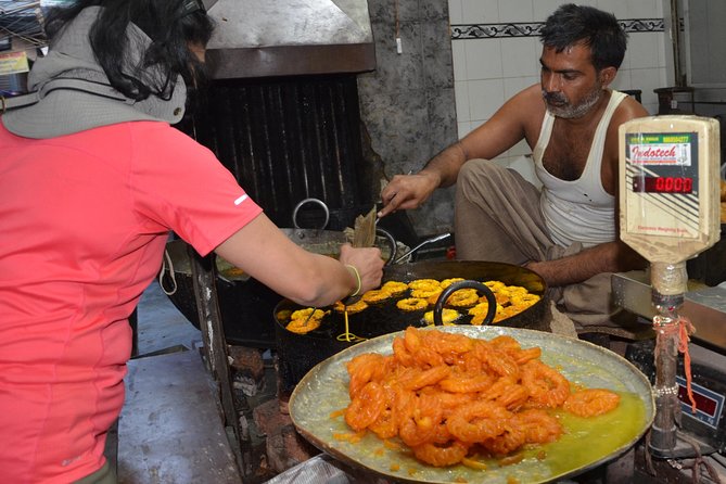 Half-Day Food Tour with Cycle Rickshaw ride to Masterji Kee Haveli - Chandni Chowk, where the city comes at you from every direction