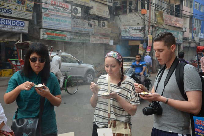 Half-Day Food Tour with Cycle Rickshaw ride to Masterji Kee Haveli - Khari Baoli, a market built around smell