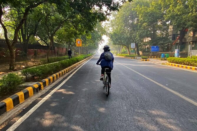 Half-Day Premium Delhi Heritage Cycling Tour - An Illustrious Tryst with time - India Habitat Centre and modern urban design