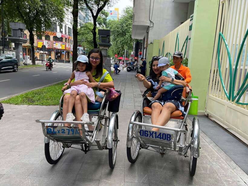 Ho Chi Minh City Sightseeing Panoramic Cycling Tour By Cyclo - A River Ride and Ordinary Neighborhoods