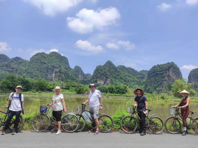 Hoa Lư and Tam Cốc with Bike Ride and Family Visit - What $95 covers