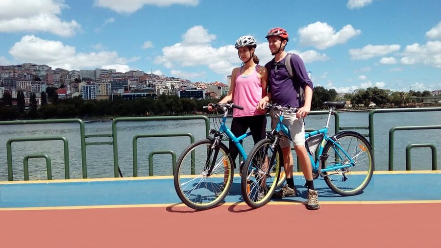 Istanbul: Eurasia Bike & Boat Half-Day Tour - The first boat reveals Istanbul from the water