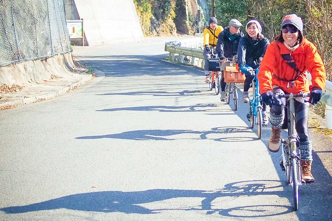 Iya Valley BROMPTON Slow Cycling Tour - Riding through Iyakei Valley beside the Iya River