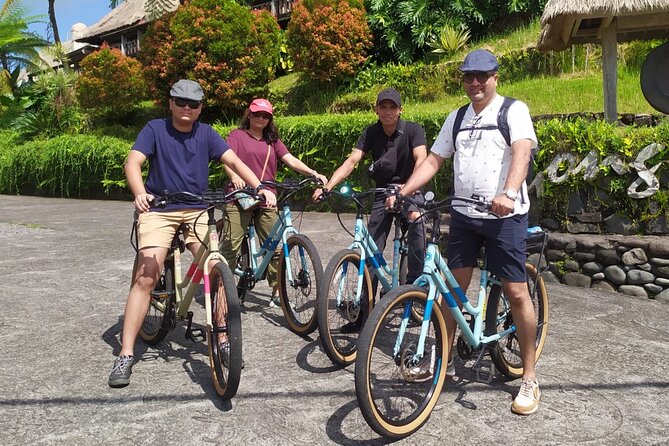Jatiluwih E-bikes Tour Cycling Group - Riding through Jatiluwih Green Land