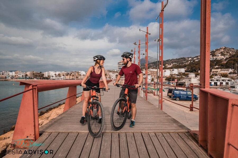 Jávea: Electric Bike Adventure to Local Coastal Treasures - Creu del Portixol: a first proper photo stop