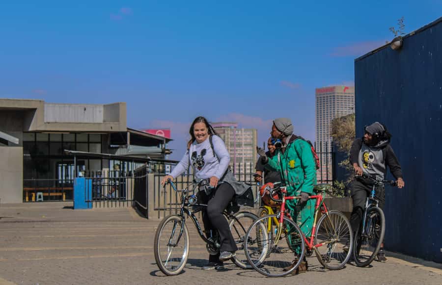 Johannesburg: Inner City Guided Cycling Tour - What the ride feels like in practice