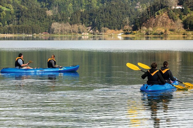 Kayaking and Mountain Biking in Furnas - Morning on Lagoa das Furnas