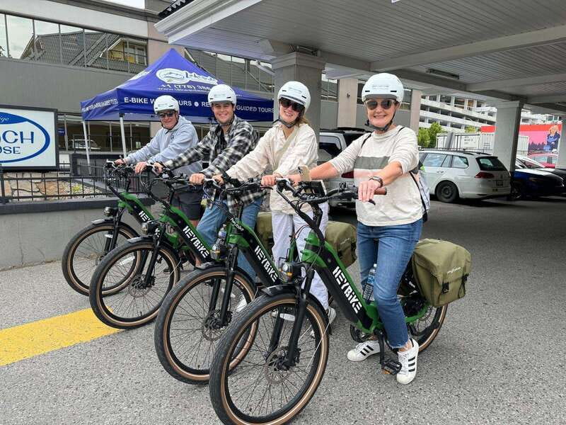 Kelowna: E-Bike Ride and Axe Throwing Adventure - The return ride gives the day its balance