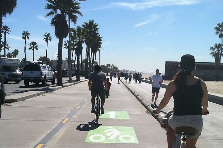 LA: Santa Monica & Venice Beach Bike Adventure - Santa Monica Pier and the classic postcard view