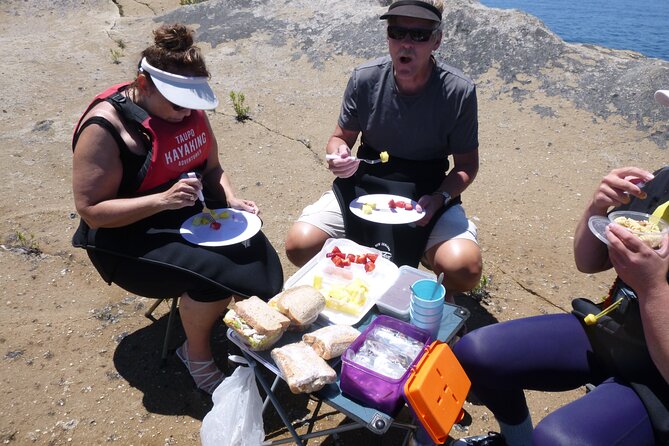 Lake Taupo - Maori Rock Carvings Package (Mountain Biking & Kayaking) - Paddling from Whakaipo Bay to Mine Bay