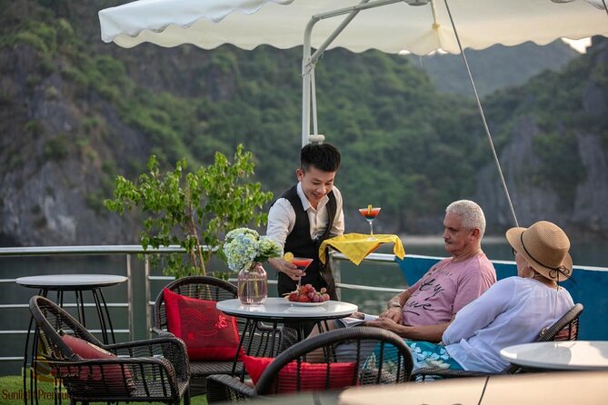 Lan Ha Bay 2D/1N Boutique Boat: kayaking, cycling, swimming at pristine places - Sunset, spring rolls, and dinner on the sundeck