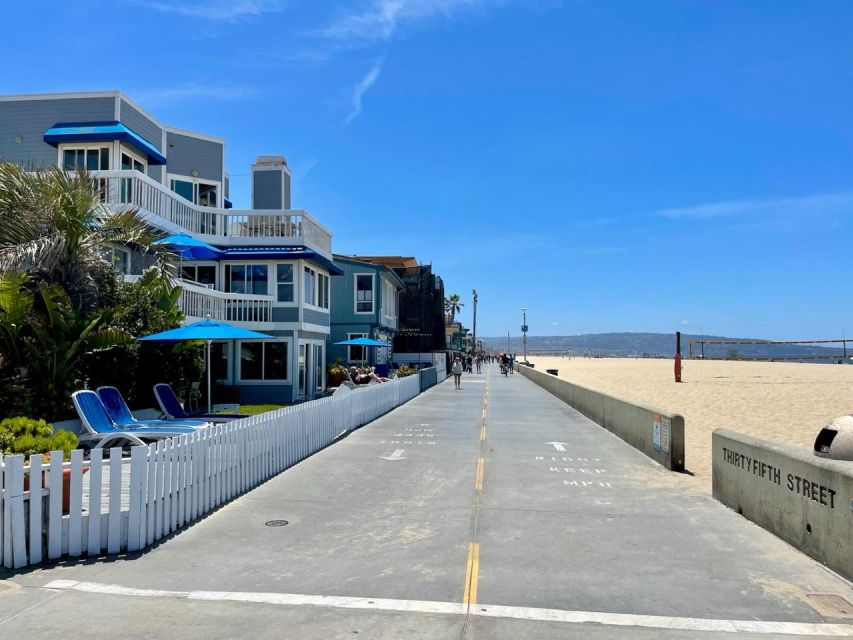 Los Angeles: Beach E-Bike Ride Redondo Beach to Santa Monica - Hermosa Beach brings the first easy stop