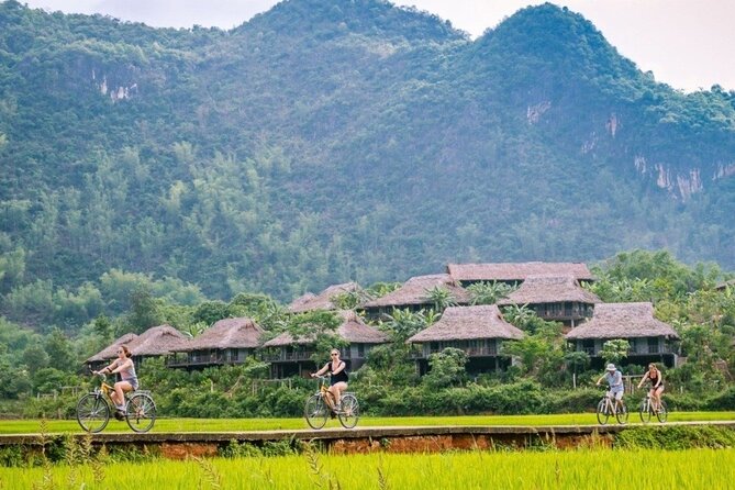 Mai Chau 1 Day: Cycle Through Peaceful Villages, Scenic Valleys - Cycling through rice fields and Thai villages