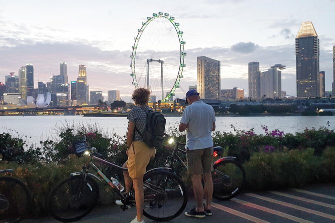Marina Bay Night Cycling Tour - Kallang Riverside Park and the National Stadium
