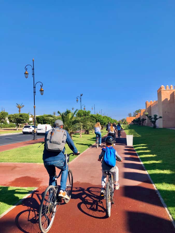 Marrakech:Guided City Cycling Tour - Culture, Colors & Charm - Along the 12th-century ramparts