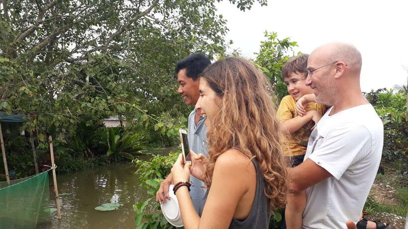 Mekong Day Tour by Car:Cai Be market, Local Island & Cycling - Tropical fruit and southern folk music