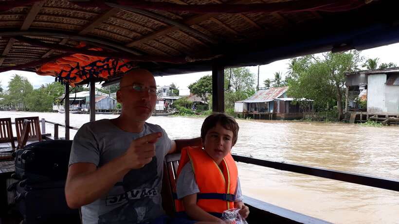 Mekong Day Tour by Car:Cai Be market, Local Island & Cycling - Cruising the Mekong by private motorboat