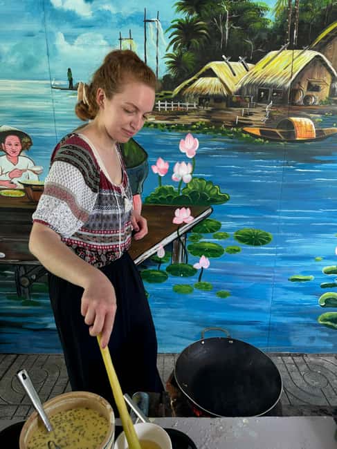 Mekong Delta Day Trip: Explore Cycling & Cook Classes Farm - Cooking spring rolls, pancakes, and Vietnamese dishes