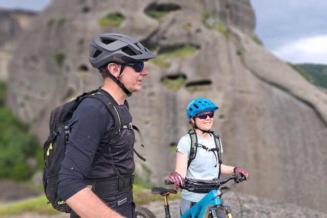 Meteora Trails Electric Mountain Bike Tour - Returning by different trails and views