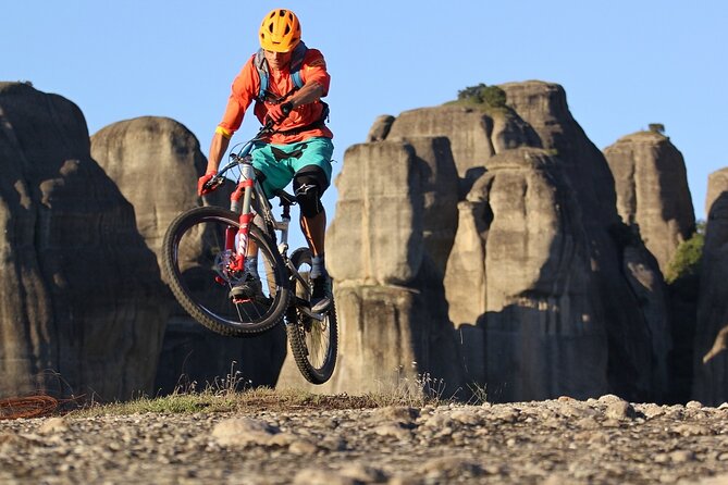 Meteora Trails Electric Mountain Bike Tour - Reaching Ypapanti, one of Meteora’s quieter monastery sites