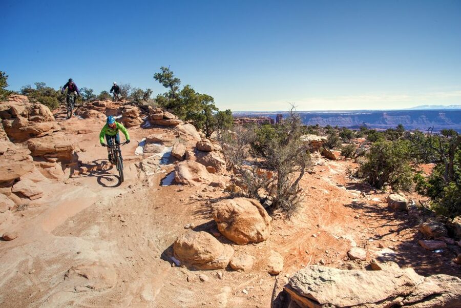 Moab: Dead Horse Point Singletrack Mountain Biking Tour - The half-day ride on Intrepid Trail